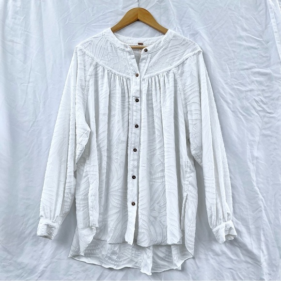 FREE PEOPLE | CAN’T STOP DREAMING TUNIC IN WHITE MEDIUM - Picture 3 of 8